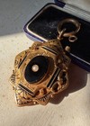 Antique Victorian   Edwardian Photo Locket Pendantestimated Late 1800s To 1900s