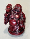 Vintage Antique Asian Chinese Japanese Carved Wood Buddha Monk Netsuke Figurine