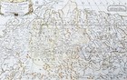 1754 Bellin Original Antique Map Of Siberia  Russia - After Delisle    Kirilov