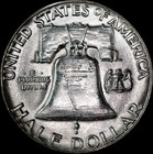 1956 Franklin Half Dollar Silver Bu Uncirculated  Lite Die Polish  As Shown  940