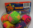 Splash N    Swim Water Bomb Splash Set Of 6 Spongy Balls - Pool Toy   Water Toy