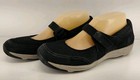 Dansko Hennie Shoes  Black Suede fabric Mary Jane Shoes  Size 39 us9 Approx   