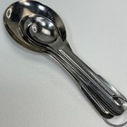 Vintage Stainless Steel Ekco Nesting Oval Measuring Spoons Ring 1 4 Tsp - 1 Tbsp