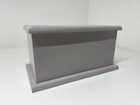 Gray Painted Urn     Large