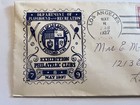 1937 Department Of Playground And Recreation Los Angeles Cover Cachet