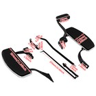 Forward Control Floorboard Pegs Lever Linkage Kit Fit For Harley Dyna Street Bob