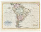 Antique Map  an Accurate Map Of South America  T  Bowen  1788