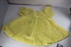 Lot Vintage Crochet Doll Baby Clothes Dress Hat Booties 55010 Handmade