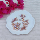50 Pcs Natural Pearl Beads For Jewelry Making Aaa 8-9 Mm No Holes Natural Genuin