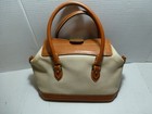 Vintage Dooney   Bourke Pebble All Weather Leather Doctor Bag Handbag Purse L