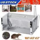 Rat Trap Cage Small Live Animal Pest Rodent Mouse Control Catch Hunting Trap Us