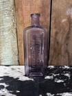 Antique Henry K Wampole Philadelphia Amethyst Purple Medicine Bottle Embossed