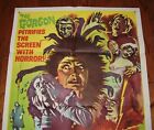 The Gorgon  1964  Lee   Cushing  27x41 Original Folded One Sheet Movie Poster