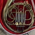 Vintage Buescher Aristocrat Brass French Horn With Case