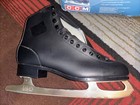 Ccm Black Mens Figure Skates Gold Medal Size 11