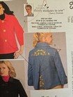 Uncut Mccall   s Nancy Zieman M5763 Sewing Pattern Jacket Plus Size 8-16