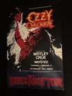 Original Ozzy Osbourne 1983 Bark At The Moon Concert Tour Poster-motley Crue