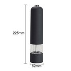 Pack Of 2 Electric Salt And Pepper Mill Set Battery Operated Led Light Automatic