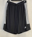 Men s Adidas Aeroready 3 Stripes Sport Performance Shorts With Pickets Sz Lrg