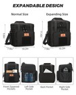 Tactical Insulated Lunch Bag For Men  20 Can  16l  Black