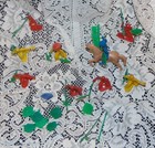 Vtg Lot Of Mpc Ring Hand Frontier Indians W Assorted Weapons 1950-60 s  look