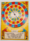 Vintage 1922 Yale V  Harvard Football Game Spinners - Rare - Offense defense