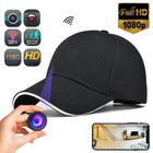 1080p Hd Wifi Ip Mini Camera Video Recorder Motion Detection Baseball Cap Design