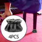 4x Dustproof Piano Bench Leg Covers Piano Stool Leg