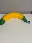 Huge Giant Banana Squishy Squeeze Toy Luffy Snacks Yellow Green Large Fidget