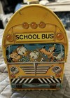 Vintage Walt Disney Mickey Mouse School Bus Tin Lunch Box   Aladdin