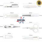 Baby Grooming Kit 14 In 1 Newborn Care Set Safe Infant Nail Hair Tool Grey White