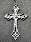 23  New  Religious Silver Crucifix Christian Catholic Rosary Cross St Dominic
