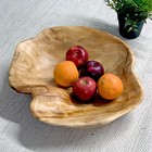 Handmade Natural Root Wooden Bowl Storage Fruit Salad Serving Bowls - Large
