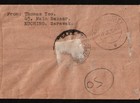 Borneo Sarawak Multi-franked Fdc Cover  Kuching To Karachi India  1946
