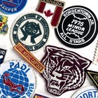 Patch Lot Of 54 Vintage Badges Patches Sew iron On Tournaments Travel Horses