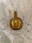 Frank H  Wheaton  Sr   Amber Glass Reproduction Bottle 3 Oz  96th Birthday 1977