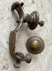 Antique C 1907 Victorian Edwardian Bronze Doctors Doorknocker