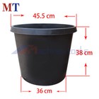 10 Pack 15 Gallon Plastic Nursery Pots Heavy Duty Garden Plant Nutrition Pot