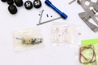 Vintage 1 24 Slot Car Wheels Motor Parts Lot 1 32 Drs Legends Body Flexi Chassis