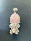 Vintage Florenza Pin Cushion Pink French Poodle Nodder 50 s Excellent Condition