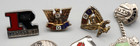 Vintage Sterling Ryder  Fta  Latin Club  Foe Fraternal Pins Lot Of 7