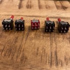 Lot Of 5 Momentary Switch Double Pole Center Off 3a 250vac 6a 125vac  lot 80 