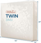 Mattress Storage Bag - Twin Size Thick Plastic Moving Cover  Transport  Disposal