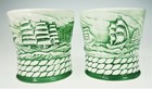 2 Cutty Sark Cups Glasses    98 Nautical Galleons Ships Sailboats Cocktail Clipper