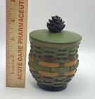 Longaberger Collector   s Club Resin Traditions Woodland Pinecone Votive Holder