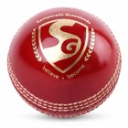 Premium Leather Cricket Ball  Waterproof  Solid Grade 2  Ideal For Matches