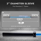 7ft Olympic Barbell Weight Bar For Weightlifting 1500lb Capacity Fit 2 
