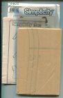 Simplicity 8436 Misses  Easy To Sew Tops W  Variations Sz 16-20 Uncut 1987