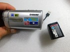 Sony Dcr-sx85 Digital Handycam Camcorder camera 16gb 70x Zoom  Silver W bat Work