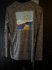 Surf   Swim Co  Men s Rash Guard Upf 50  Long Sleeve Quick Dry Gray S Ts221-11